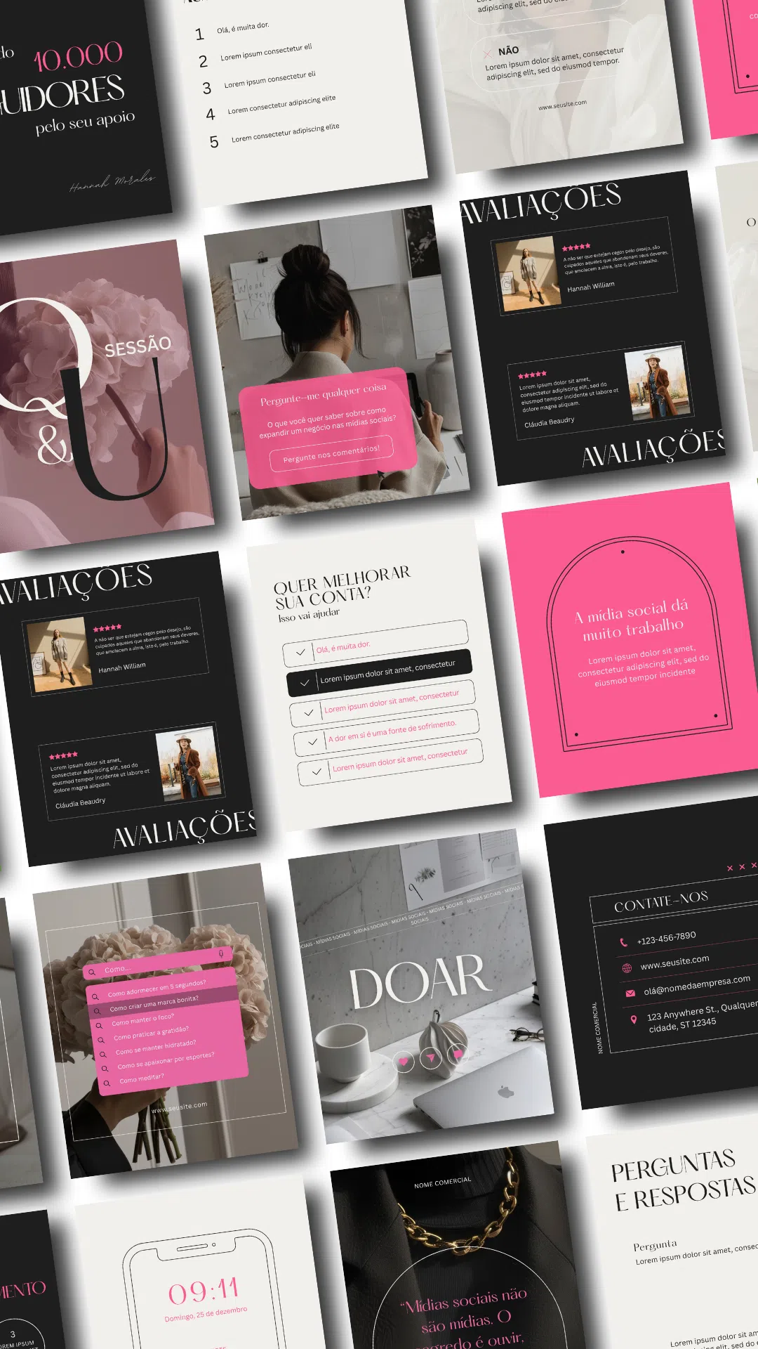 Stories mockup layout fotos minimalista para empreededora (3)